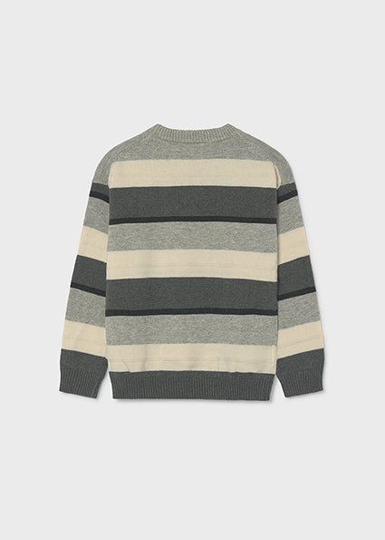 Maglione girocollo a righe art.7.330-085 MAYORAL