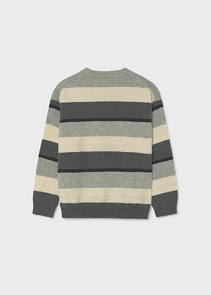 Maglione girocollo a righe art.7.330-085 MAYORAL