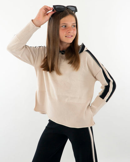 Completo 2 pz. in tricot con cappuccio MAYORAL