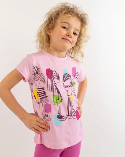 Completo stampa girls con leggings  MAYORAL