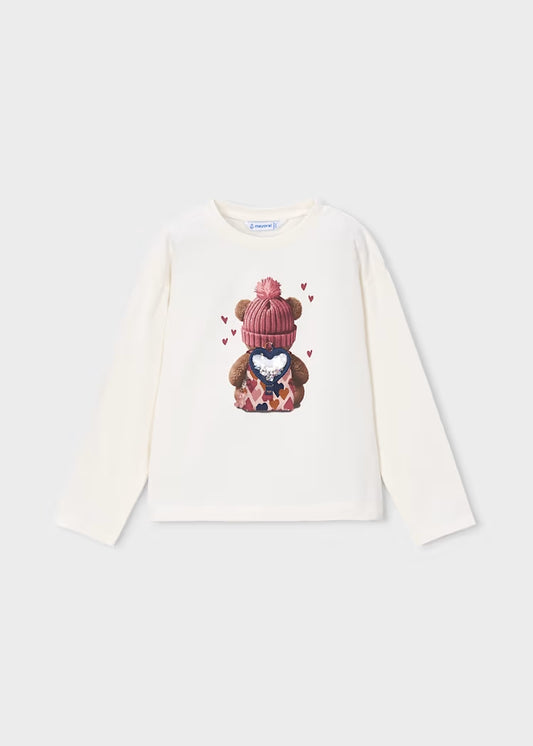 T-shirt con zaino di strass art.4.027-017 MAYORAL