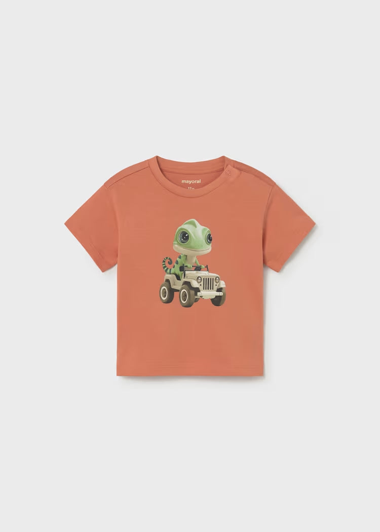 T-shirt con dinosauro in jeep art.1008-83 MAYORAL