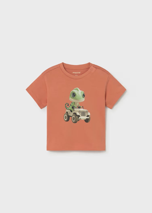 T-shirt con dinosauro in jeep art.1008-83 MAYORAL
