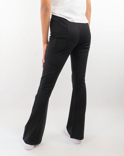Leggings a zampa con nervatura centrale GUESS