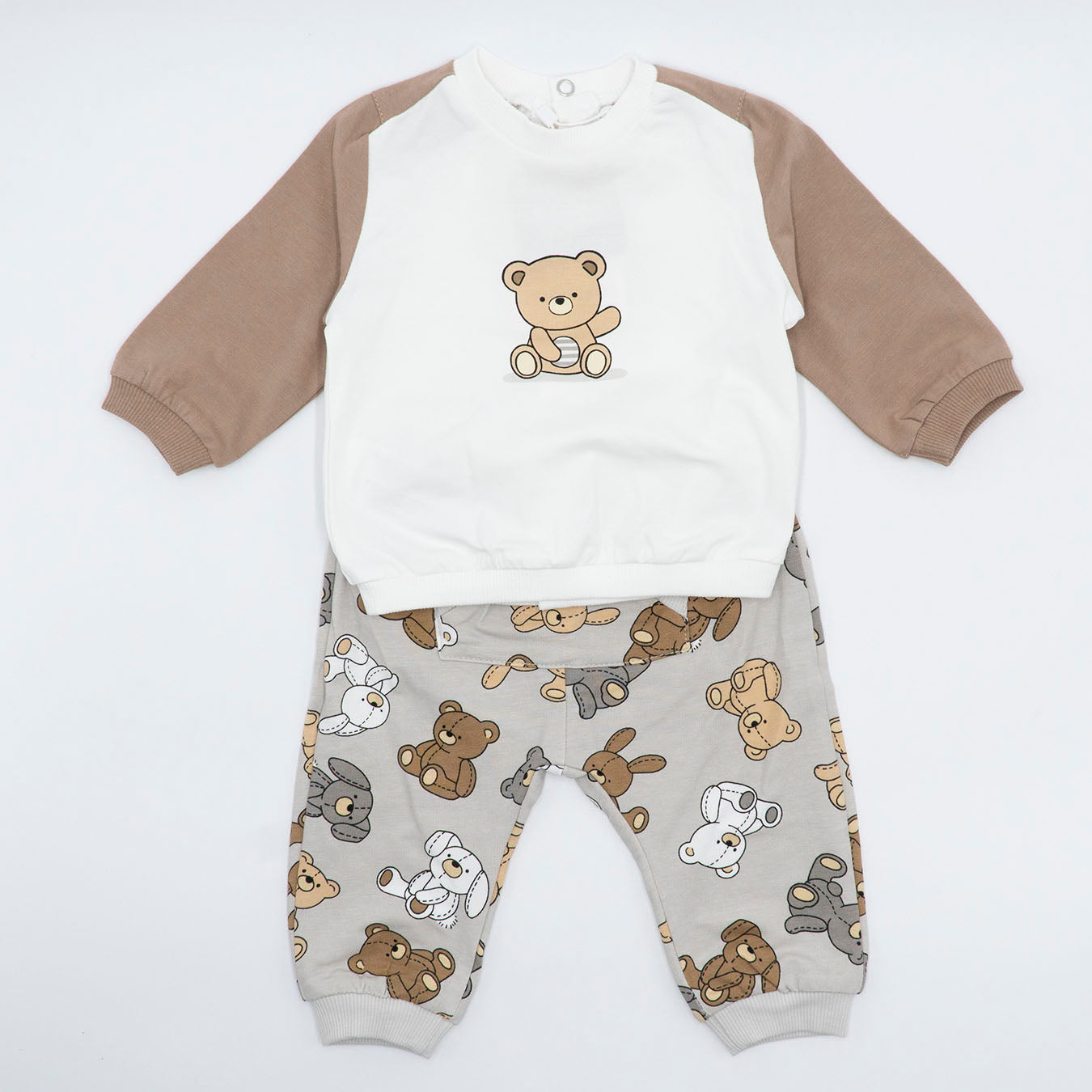 Completo 2 pz. in cotone con animaletti MAYORAL