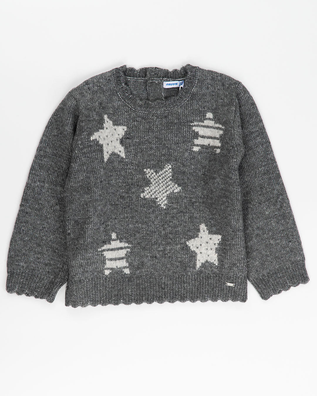 Maglione melange con cappette e stelle MAYORAL