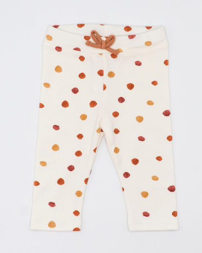 Completo felpato con pantalone a pois MAYORAL