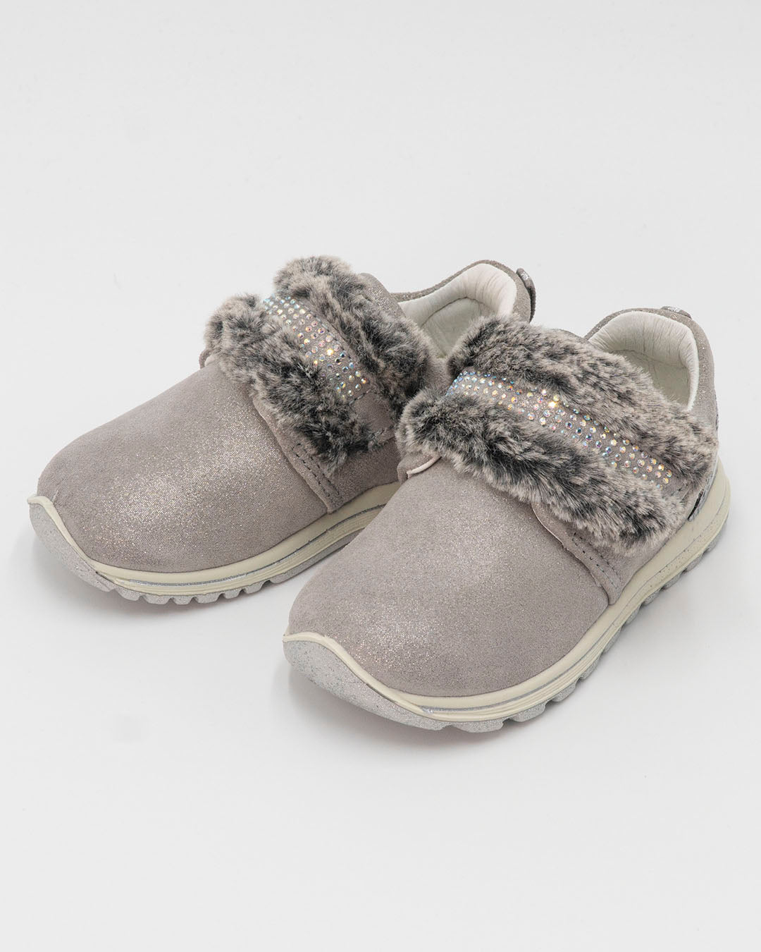 Scarpe in pelle con strappo in pelo PRIMIGI