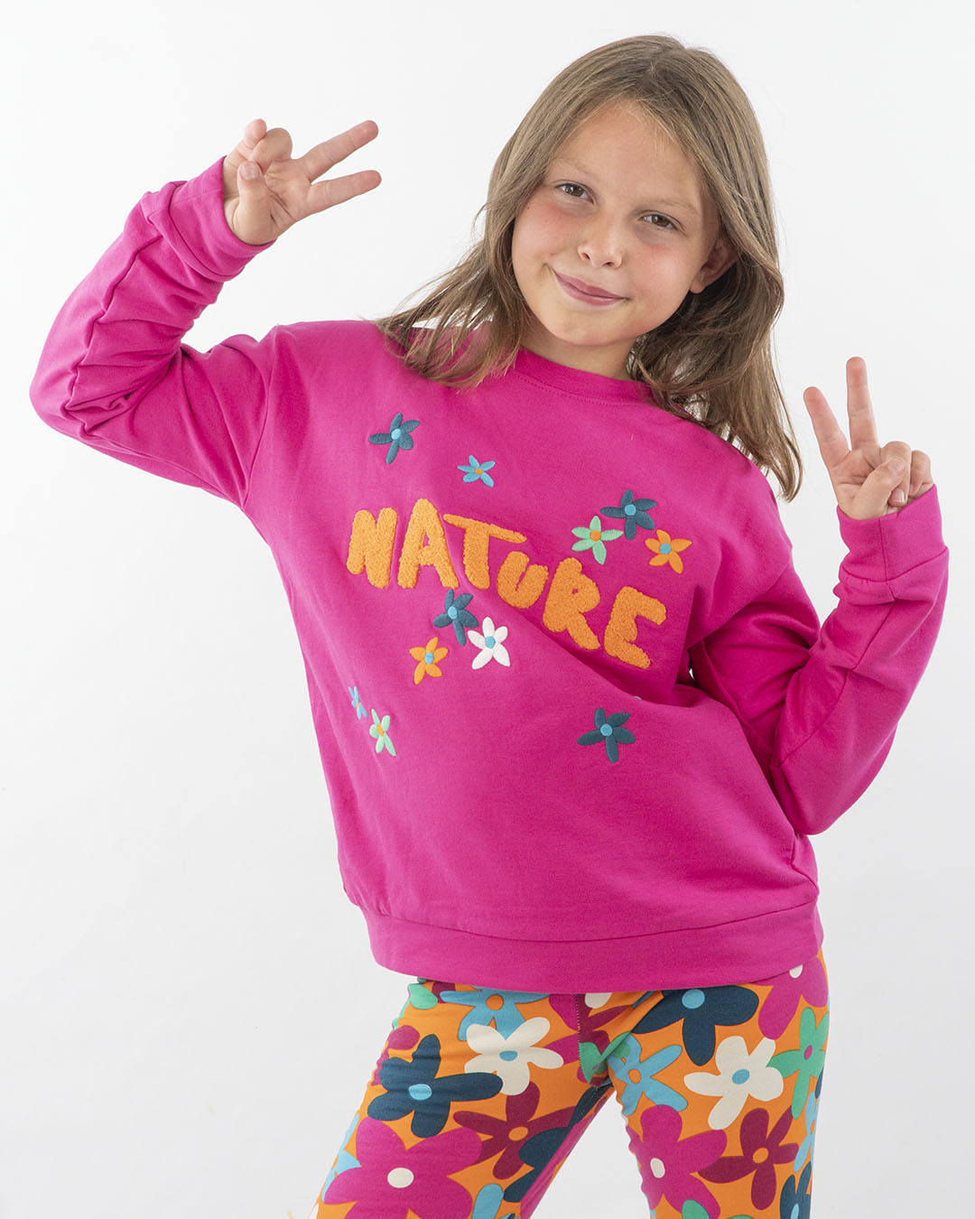 Completo 2 pezzi con felpa e legging