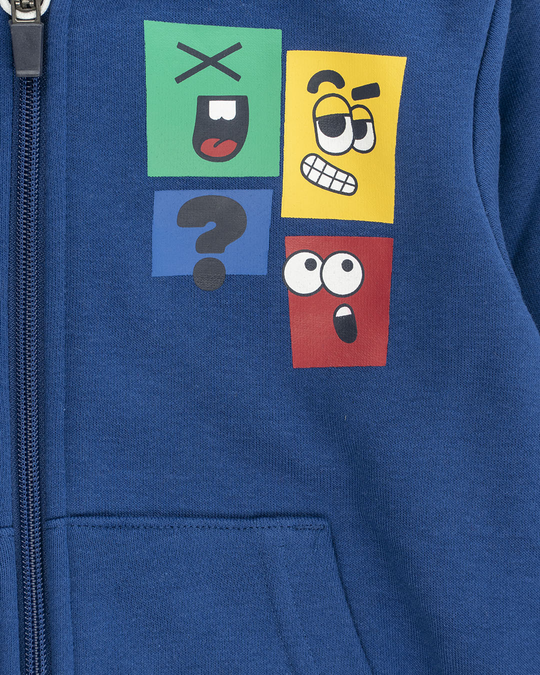 Felpa aperta felpata con faccette I DO