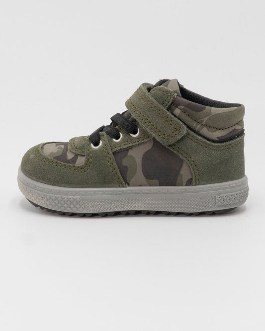 Scarpe camouflage con laccio e strappo PRIMIGI