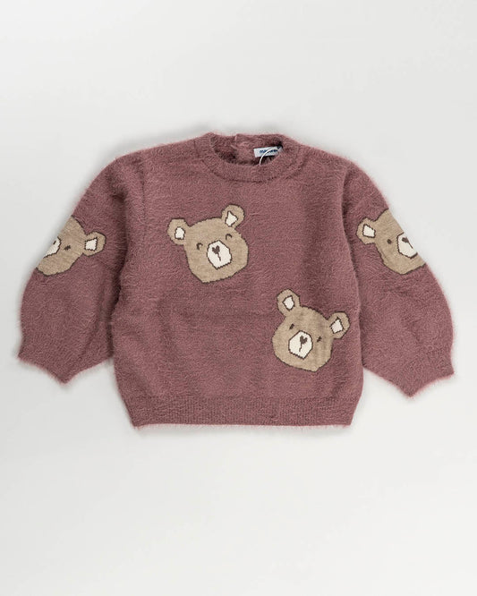 Maglione in pelo con orsetti MAYORAL