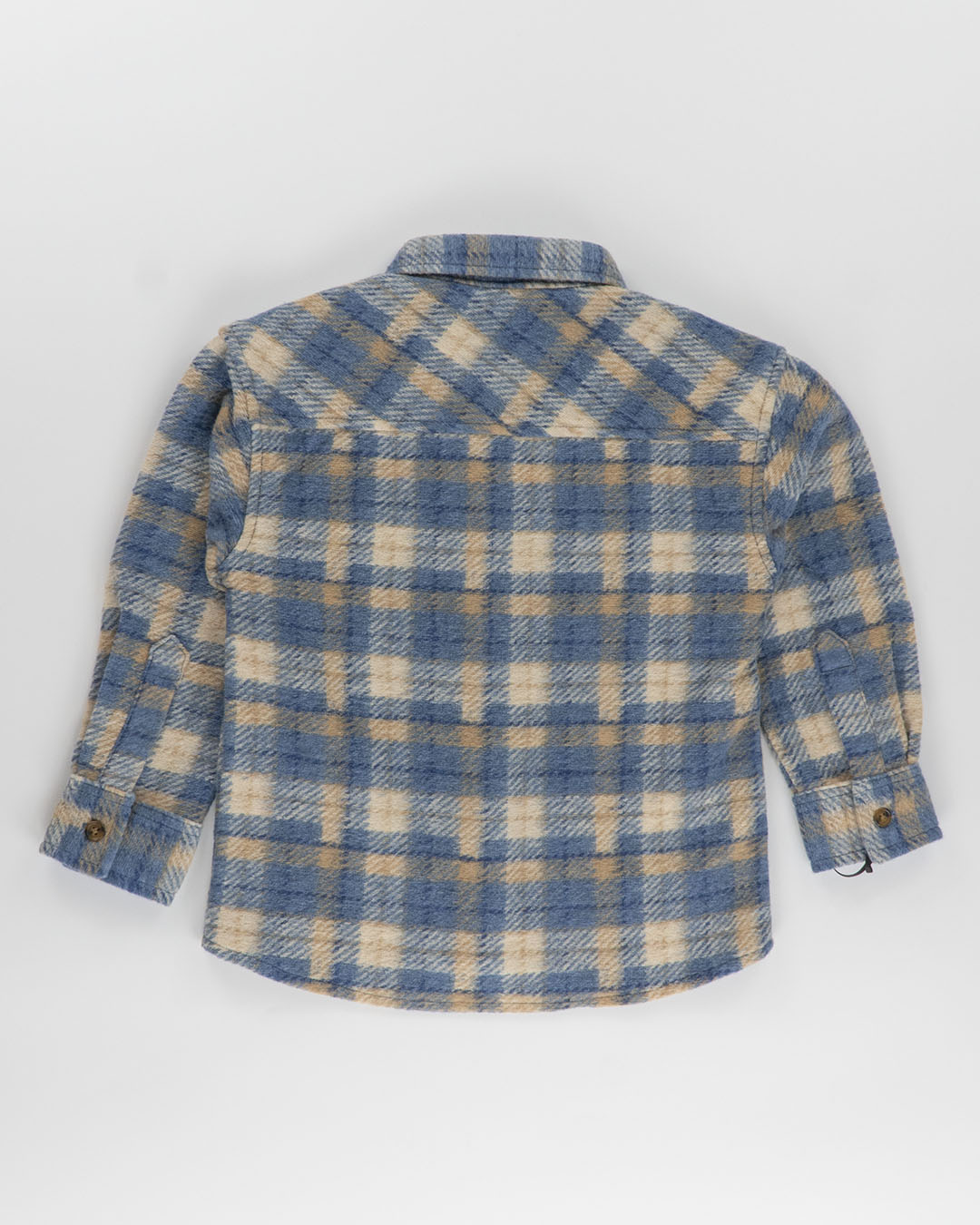 Camicia felpata a quadri con tasche I DO