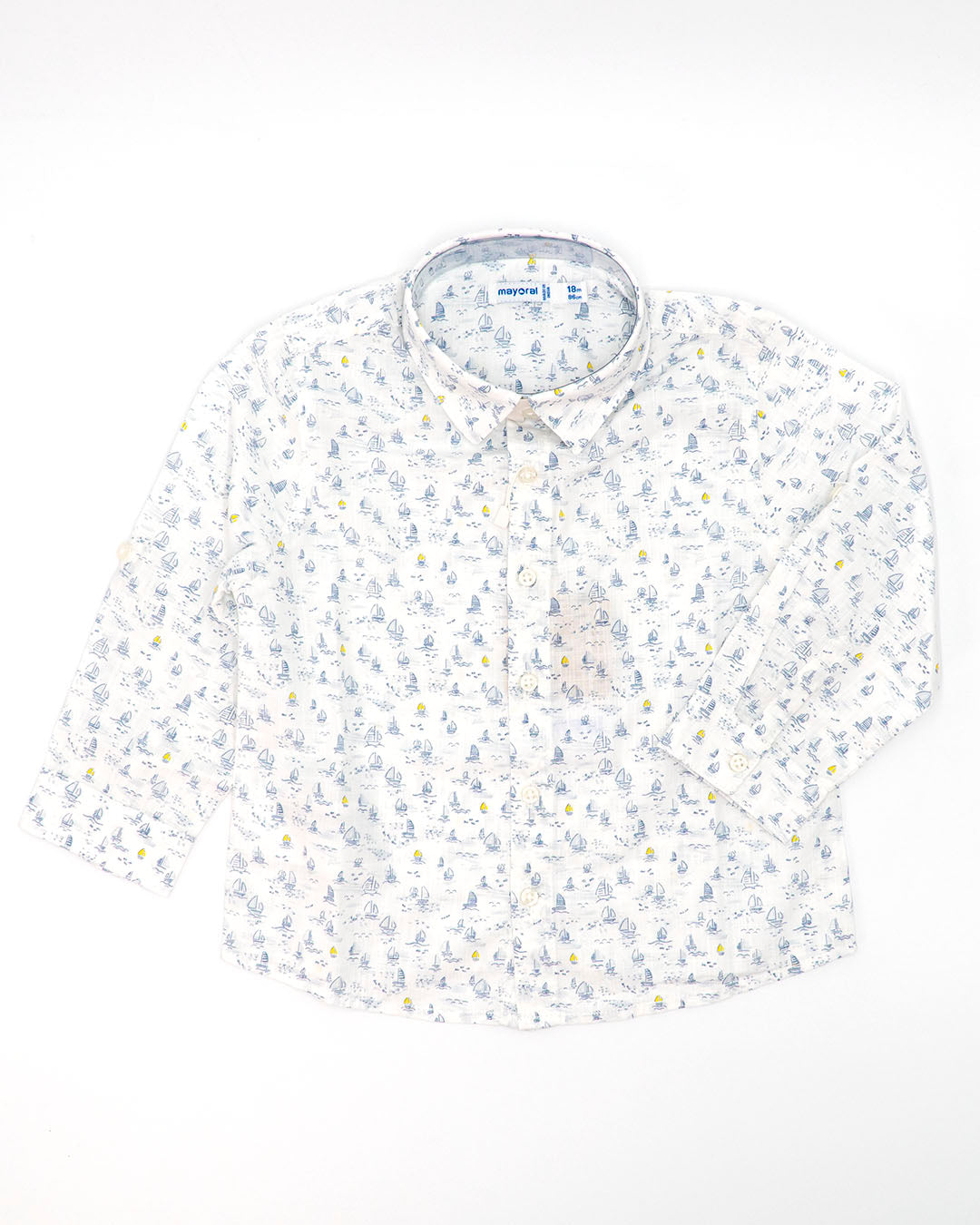 Camicia manica lunga con barchette MAYORAL