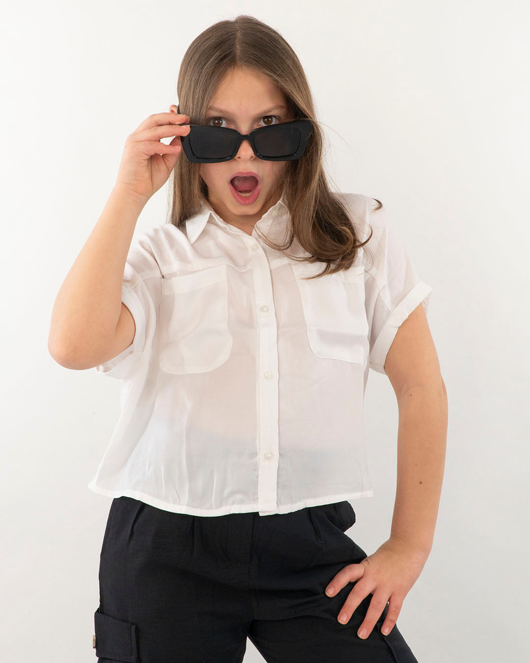 Camicia manica corta con tasche MAYORAL