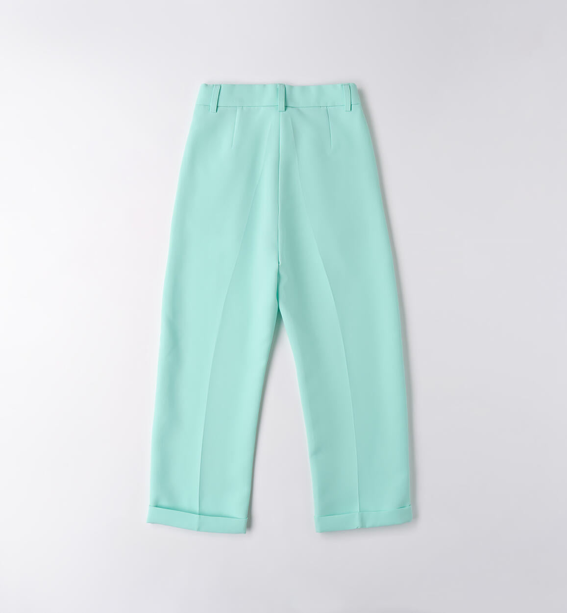 Pantaloni con pinces e risvoltino I DO