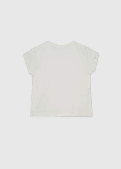 T-shirt con fiocchi in strass art.854-84 MAYORAL