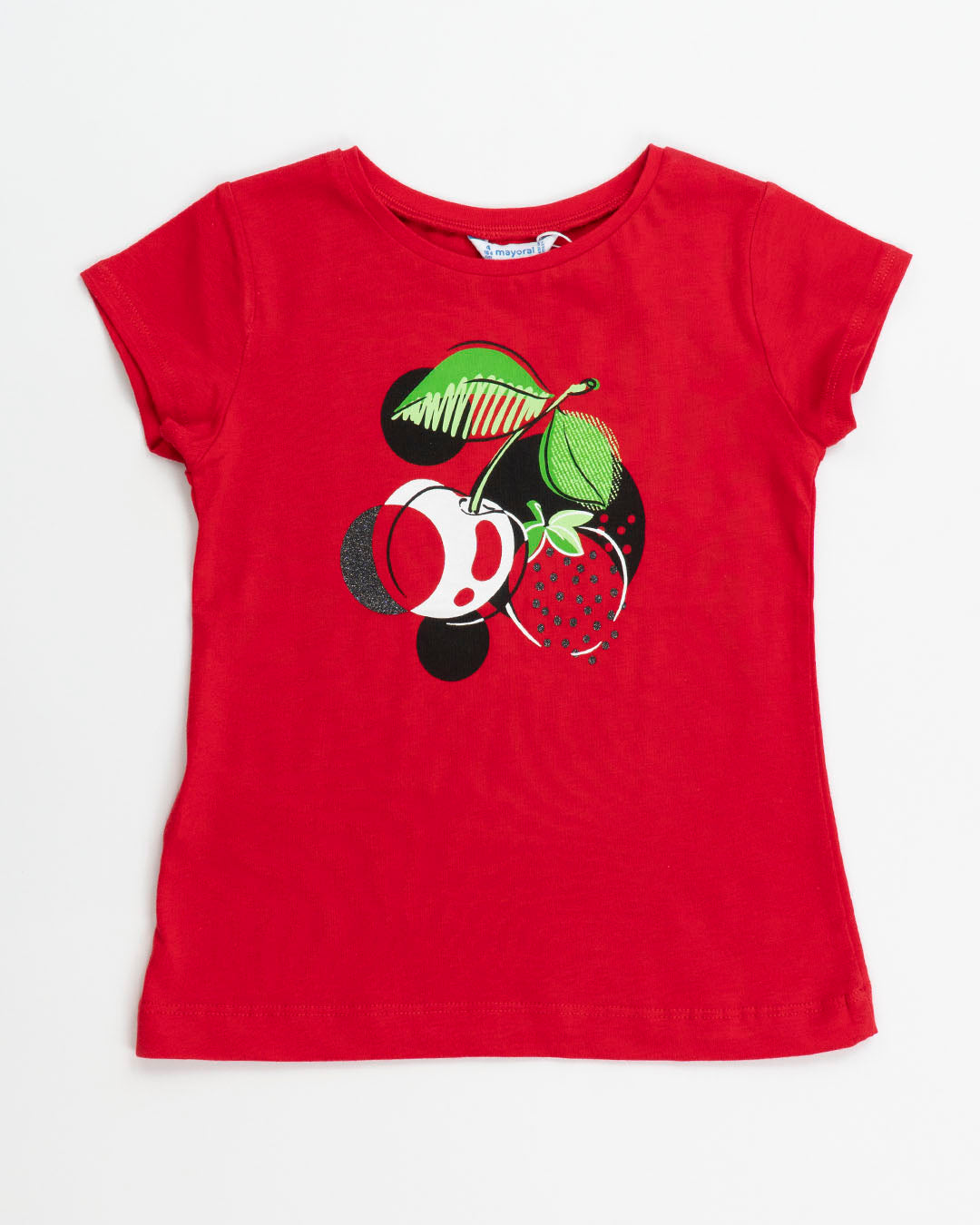 T-Shirt con stampa ciliegie
