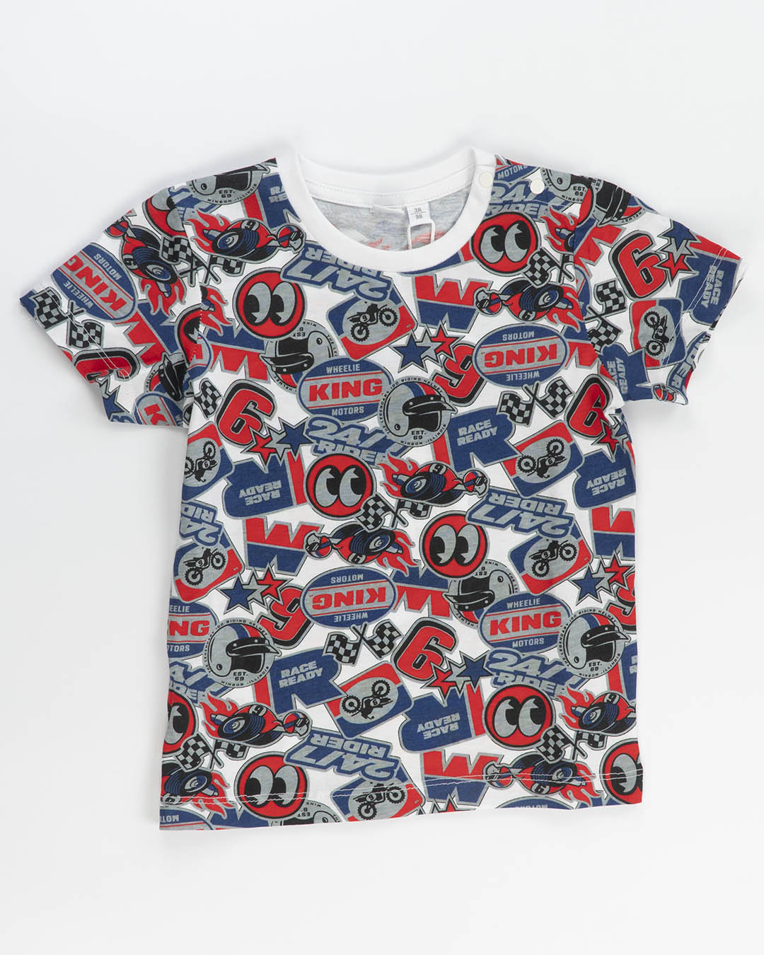 T-shirt manica corta con moto e caschi I DO