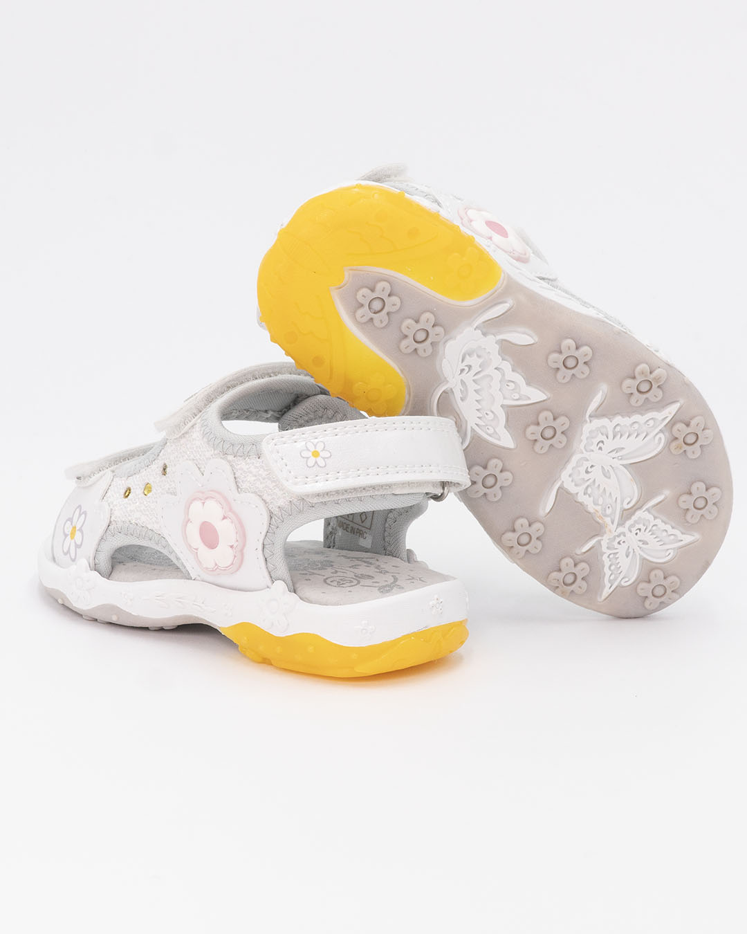 Sandali lurex con luci e margherite PRIMIGI