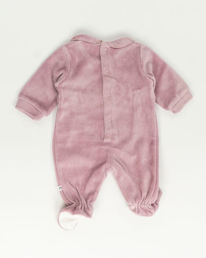 Tutina in ciniglia con colletto e pecorella  MELBY