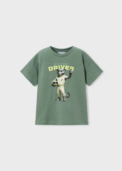 T-shirt in cotone con driver art.3070-53 MAYORAL