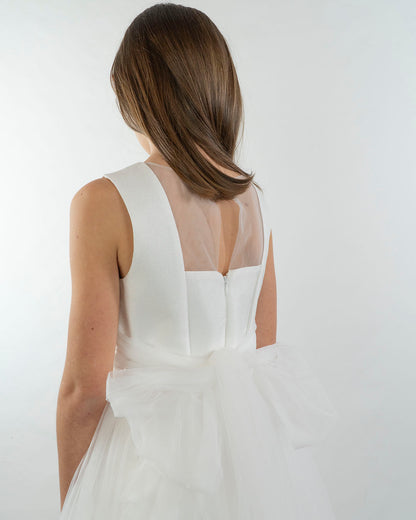 Abito con tulle e corpino lurex ABEL & LULA