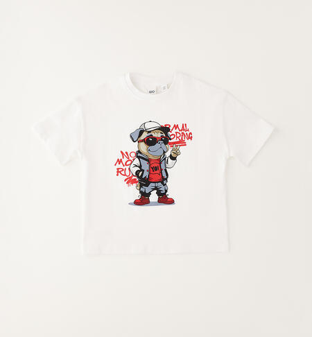 T-shirt manica corta con bulldog I DO