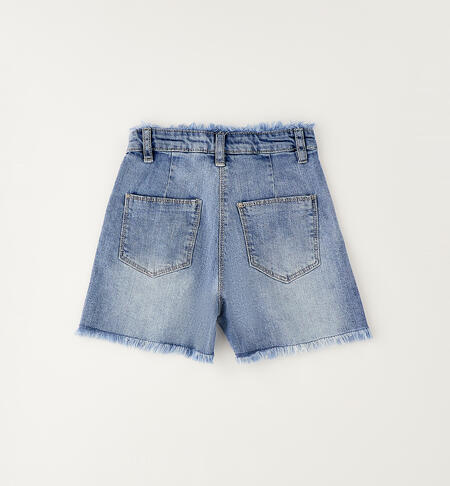 Jeans corto sfrangiato art.4G850-7300 I DO
