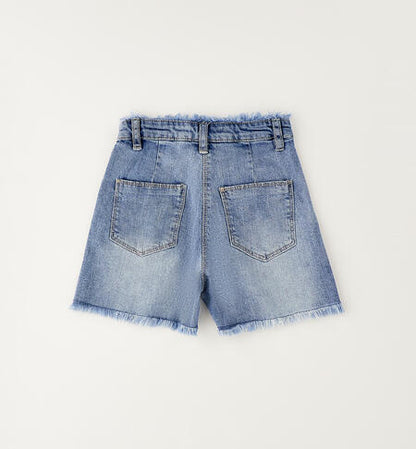 Jeans corto sfrangiato art.4G850-7300 I DO