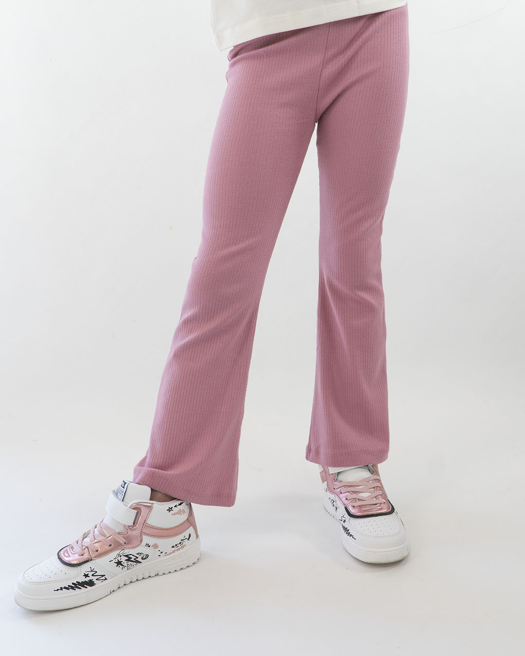 Leggings a costine taglio a zampa I DO