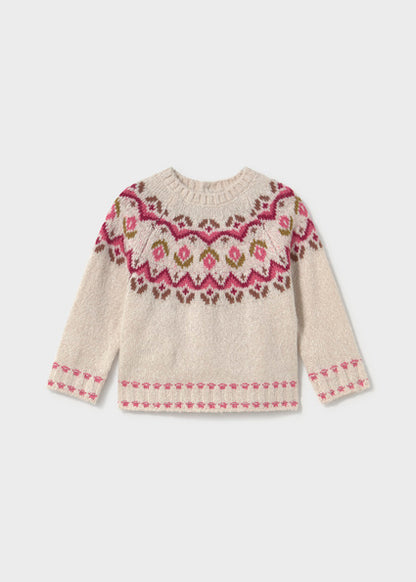 Maglione ricamato a fiori art.2.384-051 MAYORAL