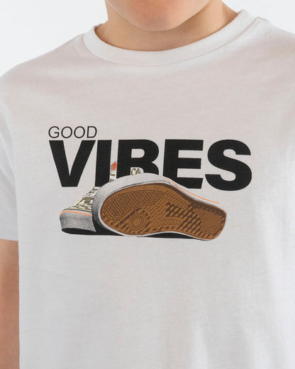 T-shirt Good vibes con scarpe MAYORAL
