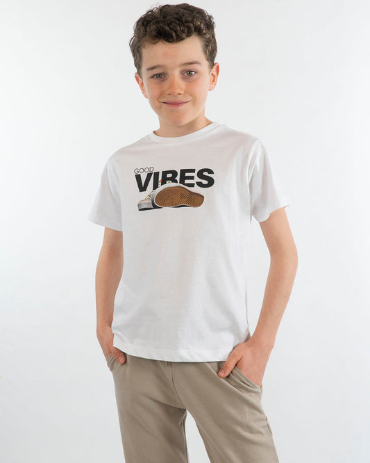 T-shirt Good vibes con scarpe MAYORAL