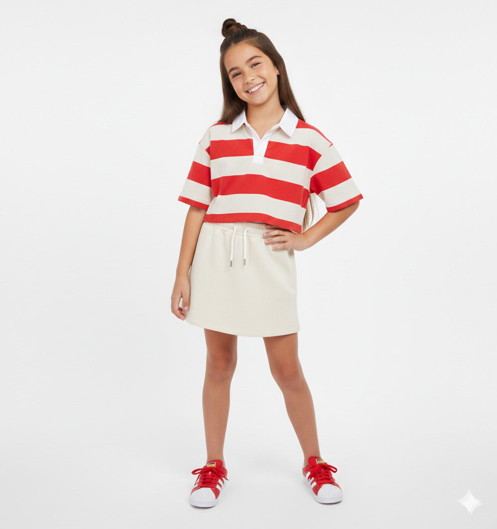 Polo corta rigata art.4G716-2256 I DO