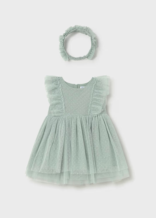Abito in tulle a pois con fascetta MAYORAL