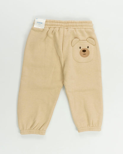 Pantaloni in felpa con tasca orsetto MAYORAL