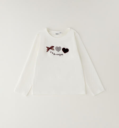 T-shirt con cuoricini art.4.H363-0112 I DO
