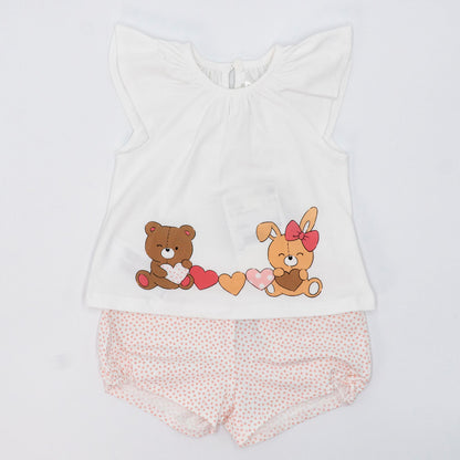Completo 2 pz. con short a pois MAYORAL