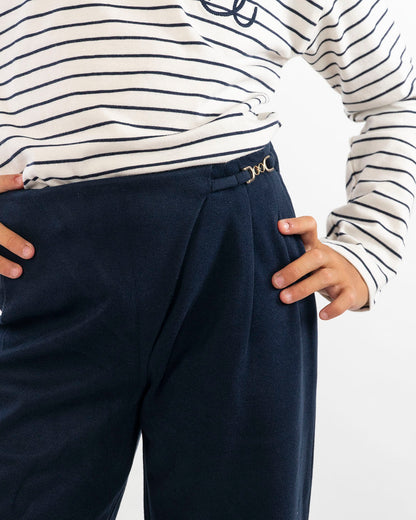 Pantaloni larghi con pinces e gancetto MAYORAL