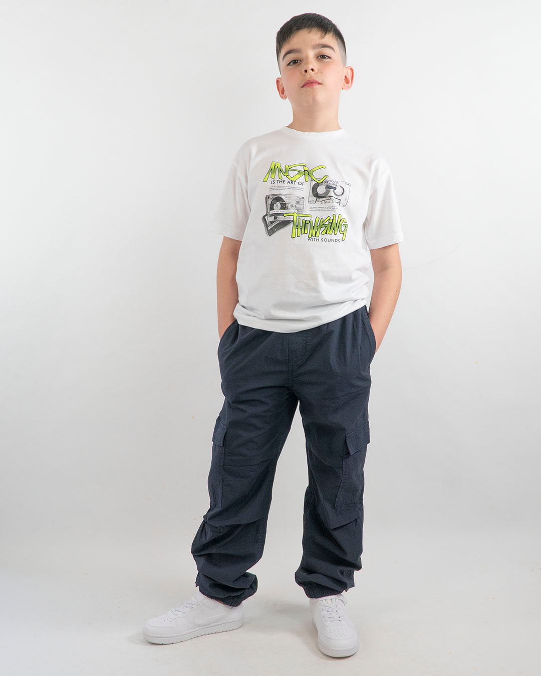 Pantalone cargo con elastico in vita MAYORAL