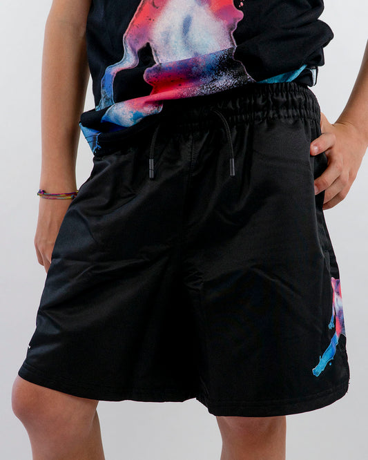 Pantaloncini in tessuto con stampa multicoloJORDAN