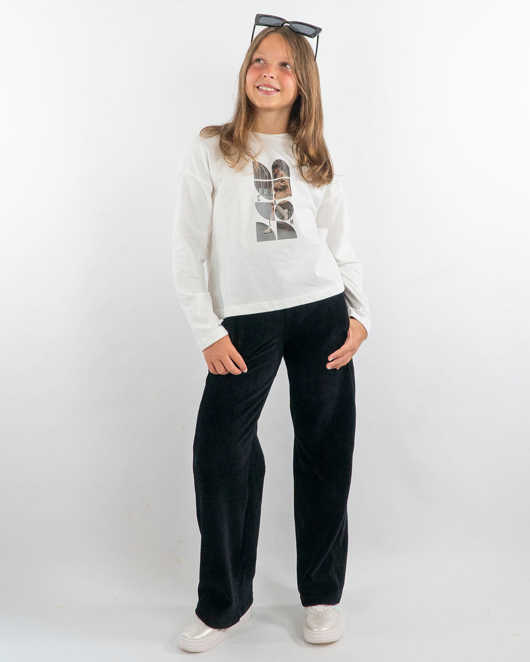 Pantaloni in velluto rigato elasticizzato MAYORAL