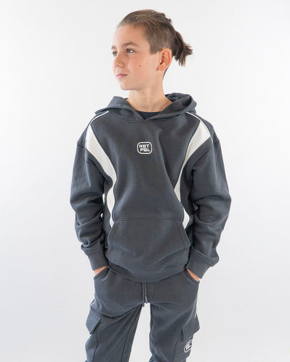 Tuta felpata bicolor con pantaloni cargo I DO