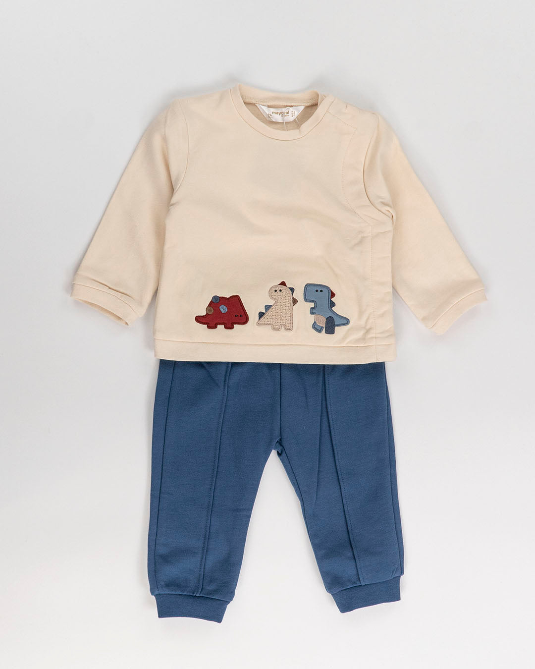 Completo 2 pz. felpato con 3 baby dinosauriMAYORAL