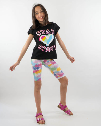 Completo 2 pezzi (T-shirt+ciclista)