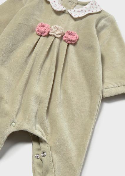 Tutina in ciniglia con fiori art.2.752-77 MAYORAL