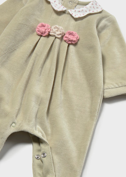 Tutina in ciniglia con fiori art.2.752-77 MAYORAL