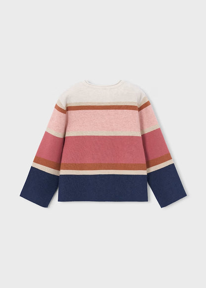 Maglione a righe con lurex art.4.317-041 MAYORAL