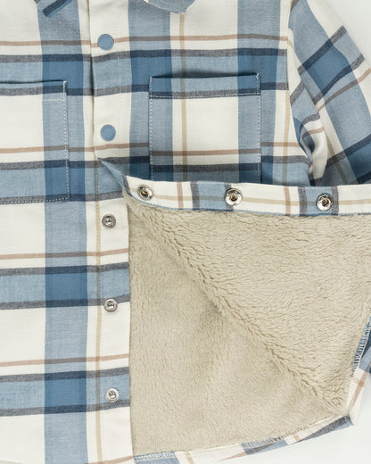 Camicia a quadri foderata in pile MAYORAL